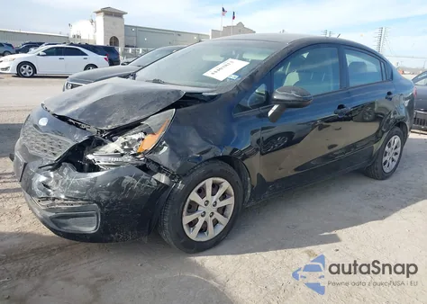 2013 Kia Rio Lx z USA, uszkodzony, nr VIN KNADM4A34D6162915